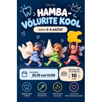 Smile School "Hamba-võlurite kool" 4–6-aastastele lastele 