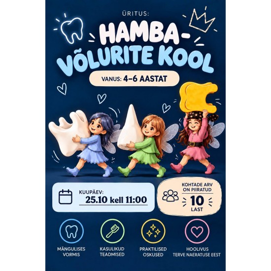 Smile School "Hamba-võlurite kool" 4–6-aastastele lastele 