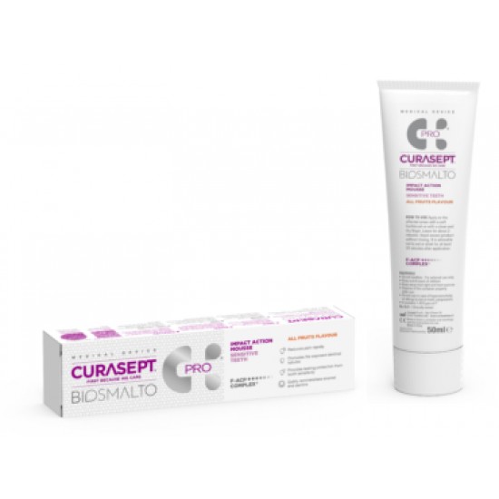 Curasept Biosmalto PRO Sensitive Teeth hambakreem tundlikele hammastele, puuviljamaitse