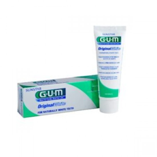 GUM Original White отбеливающая зубная паста 75 мл