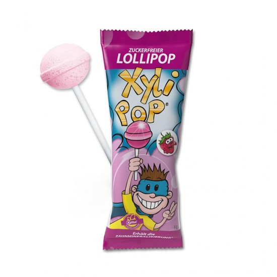 Miradent Xylipop pulgakomm ksülitooliga maasikamaitseline 6g 1tk