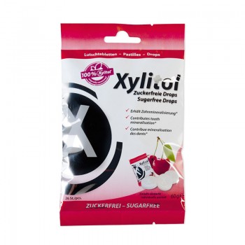 Miradent Xylitol drops kirsimaitseline 60 g 26 tk Miradent Xylitol drops kirsimaitseline 60 g 26 tk
