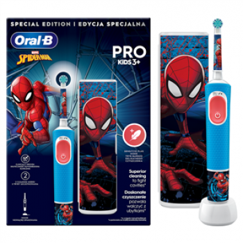 Oral-B Vitality PRO Kids, Spiderman – elektriline hambahari