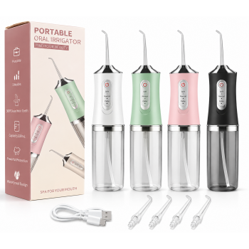 Portable Oral Irrigator A8 — kaasaskantav suuloputusseade, 230 ml