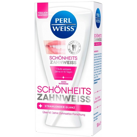 PERLWEISS Schönheits Zahnweiss — valgendav hambapasta