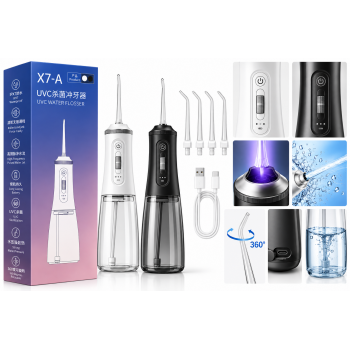 Portable Oral Irrigator X7-A UVC — kaasaskantav suuloputusseade UVC funktsiooniga