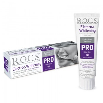 R.O.C.S. PRO Electro & Whitening hambapasta R.O.C.S. PRO Electro & Whitening hambapasta