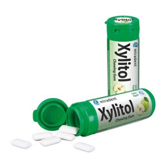 Miradent Xylitol närimiskumm õunamaitseline 30 tk